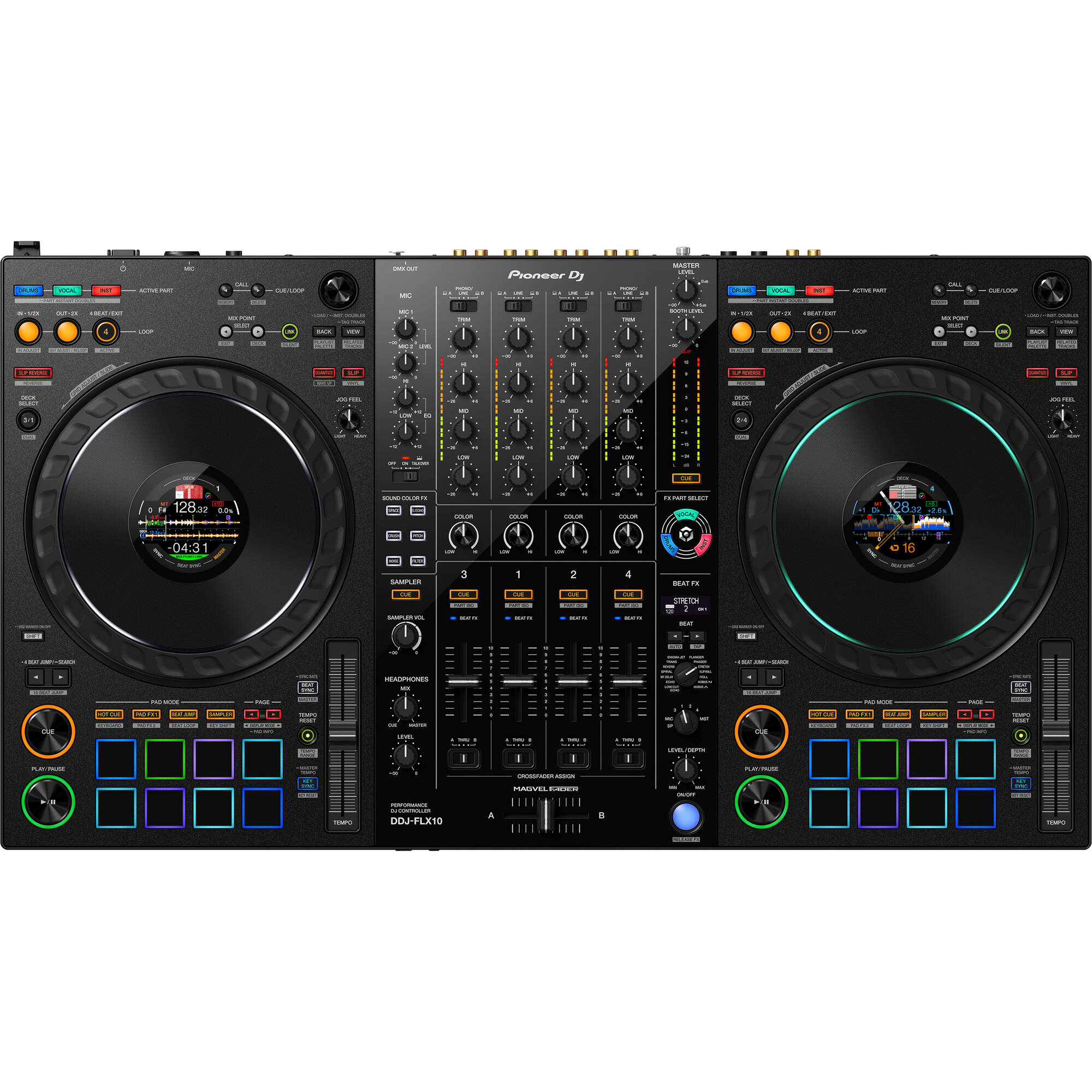 Pioneer DJ DDJ-FLX10 Review: Next-Gen Stems, Lighting, and Mixing Innovation