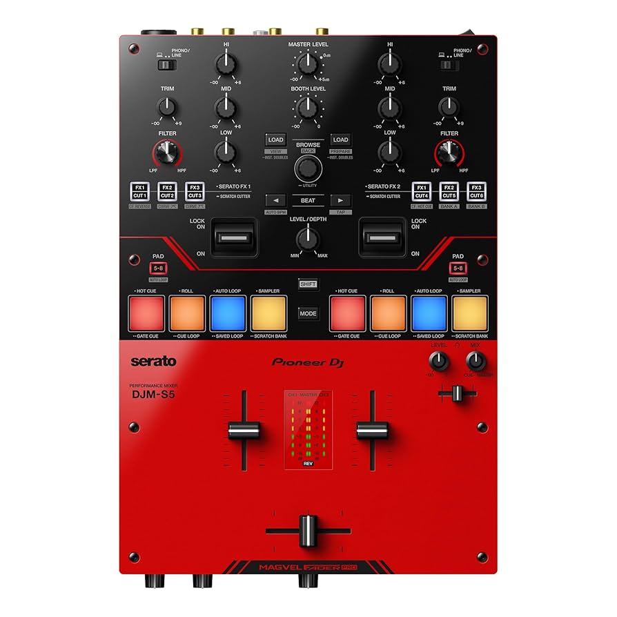 Pioneer DJM-S5 Review: Battle-Style Creative Mixer Powered by USB-C